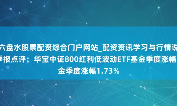 六盘水股票配资综合门户网站_配资资讯学习与行情说明 四季报点评：华宝中证800红利低波动ETF基金季度涨幅1.73%